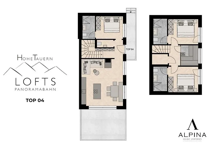 Daire Hohe Tauern Lofts Panoramabahn By Alpina-holiday
