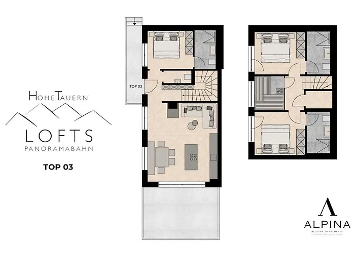 شقة Hohe Tauern Lofts Panoramabahn By Alpina-holiday *